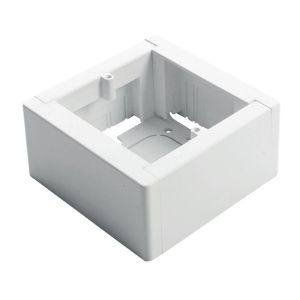 EBX20-04-1 Коробка монтажная для открытой установки 88*88*42,5мм, белый (К-440) фото в интернет магазине Супермаркет света